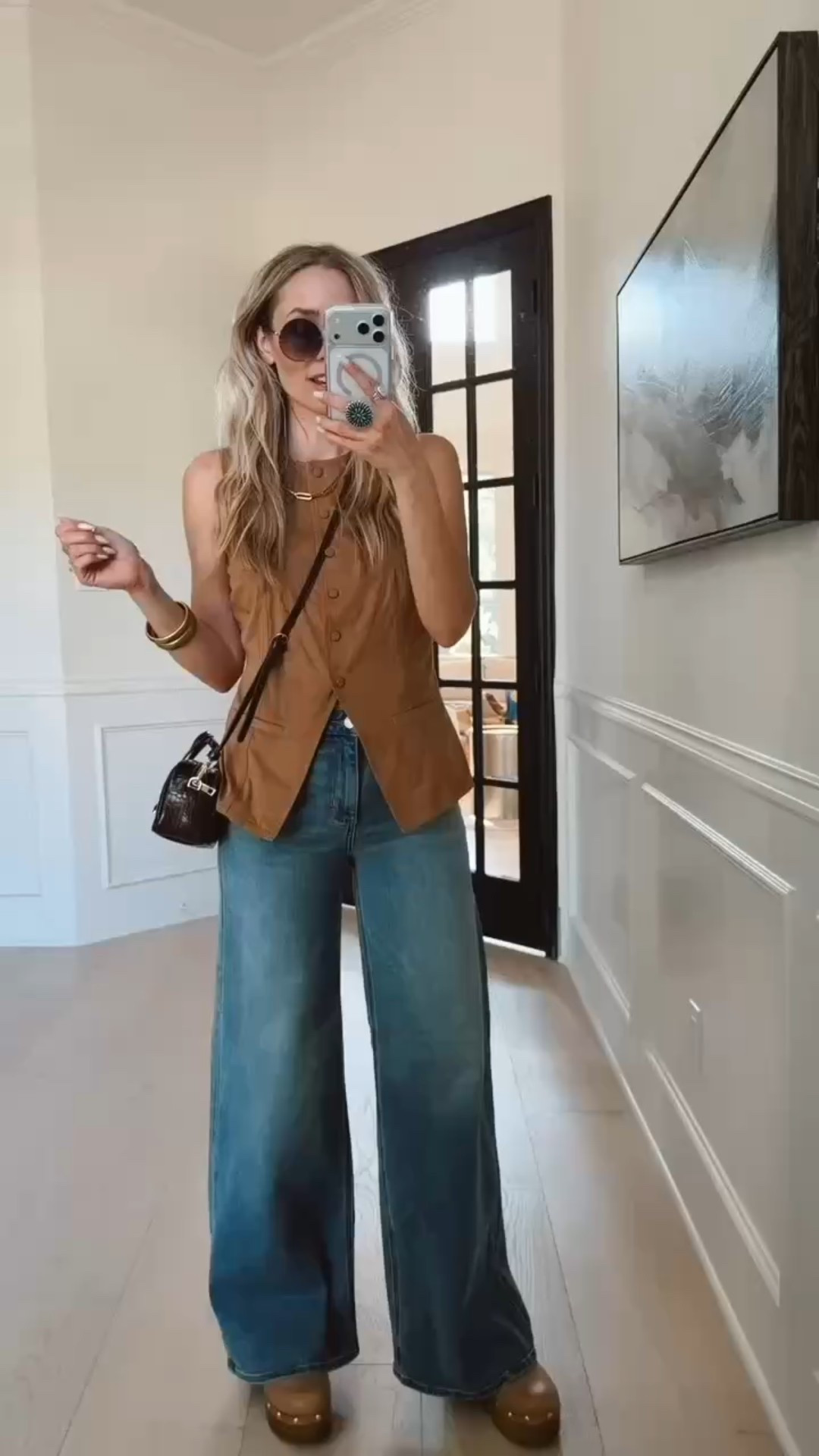 🤍 This suede vest is only $30 and completely in stock! These jeans are definitely a new favorite of mine and I cannot recommend them enough😍

Wearing: size S // my tts in top and size 4 // my tts in bottoms

📍Where to wear: dates, anniversary, girls brunch, weekend outings, sporting events, work // office , travel day, road trips, flights, target, shopping days, meetings, running errands, church. 

Ootd, outfit Inspo, fashion finds, trending, cozy, casual outfits, modest outfit, classy casual, look for less, fall fashion 2025, free people, designer, girly, chic, trendy, elevated basics, everyday style, fall wear, fall fashion, fall style, fall ootd, Ugg season, fall style edit, LTK outfit inspo, Amazon fall fashion, Walmart Fall fashion, designer inspired looks, Target fashion, Target finds. 


#LTKFindsUnder50 #LTKStyleTip #LTKFindsUnder100