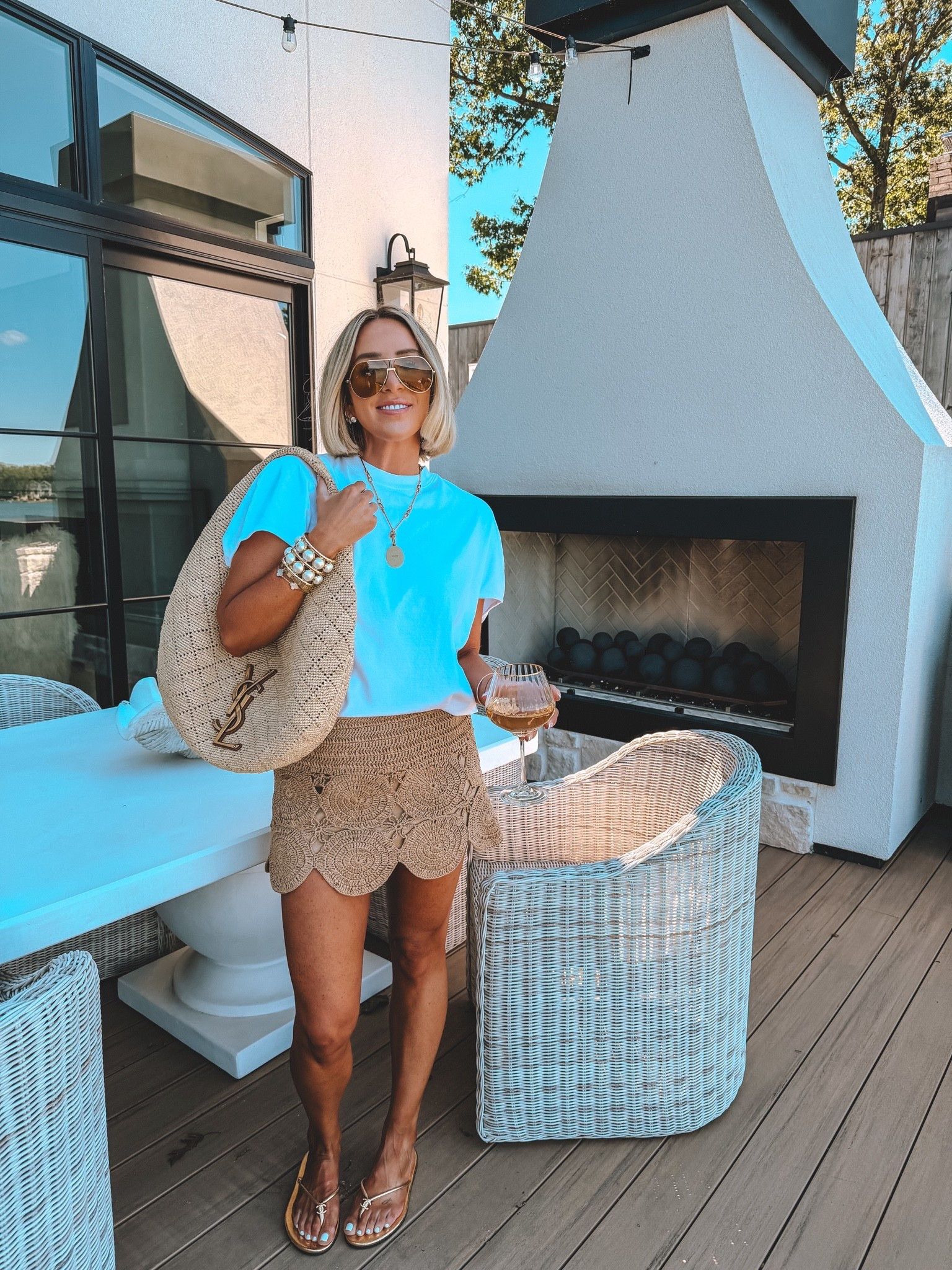 Most loved look 2 summers in a row ❤️🥰 skirt comes in lots of new fun color options too!