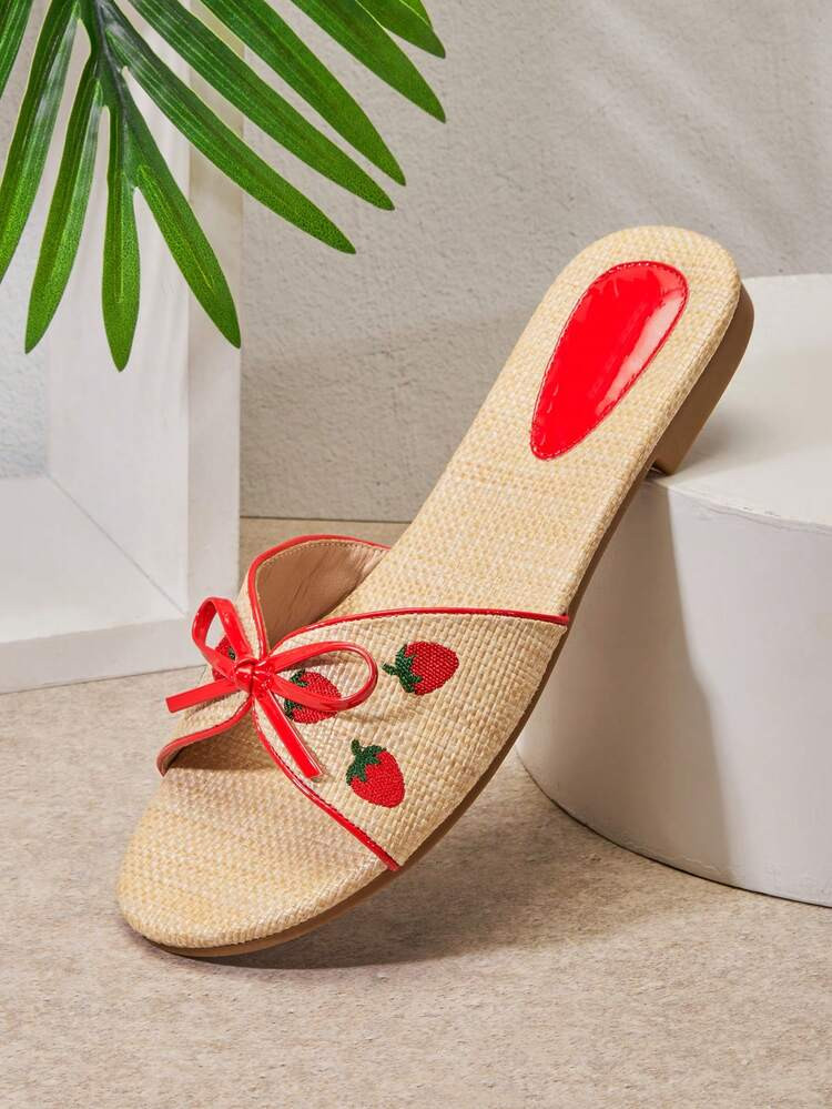 Fruit print sandals | SHEIN