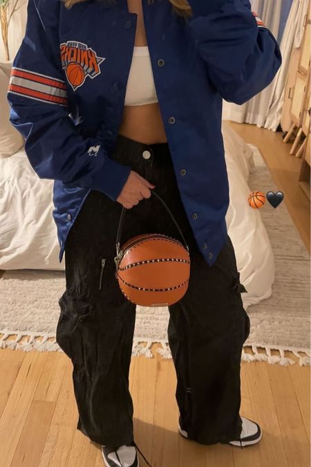 a fun gameday outfit 💙🧡 linked a similar basketball purse from amazon!

#LTKSeasonal #LTKstyletip