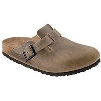 Birkenstock Boston Oiled Leather - Tobacco Brown | Very (UK)