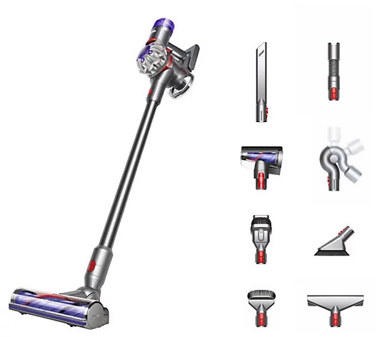 Dyson V8 Animal Extra De-tangle Cordfree Vacuum with 8 Tools | QVC