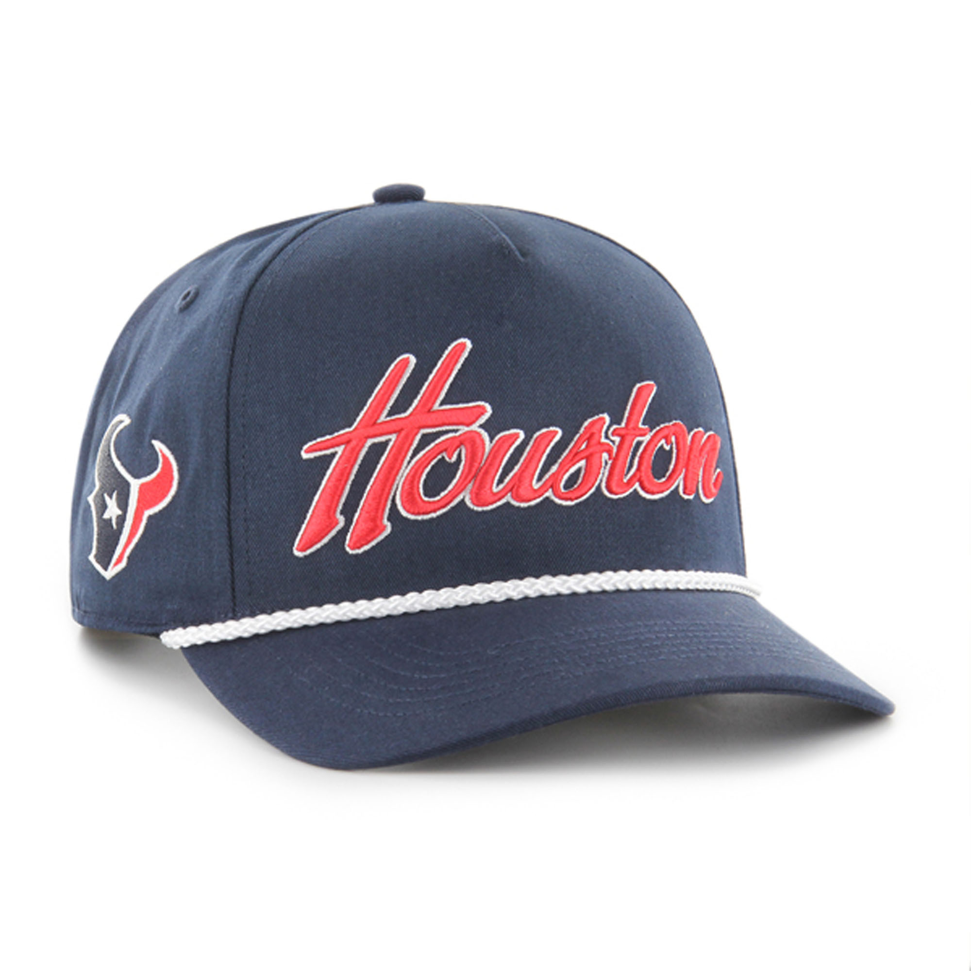 Men's '47 Navy Houston Texans Overhand Hitch Adjustable Hat | Fanatics