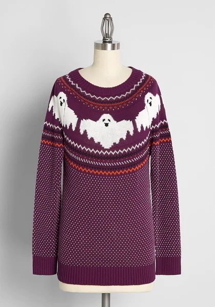 Here For The Boos Fair Isle Sweater | ModCloth