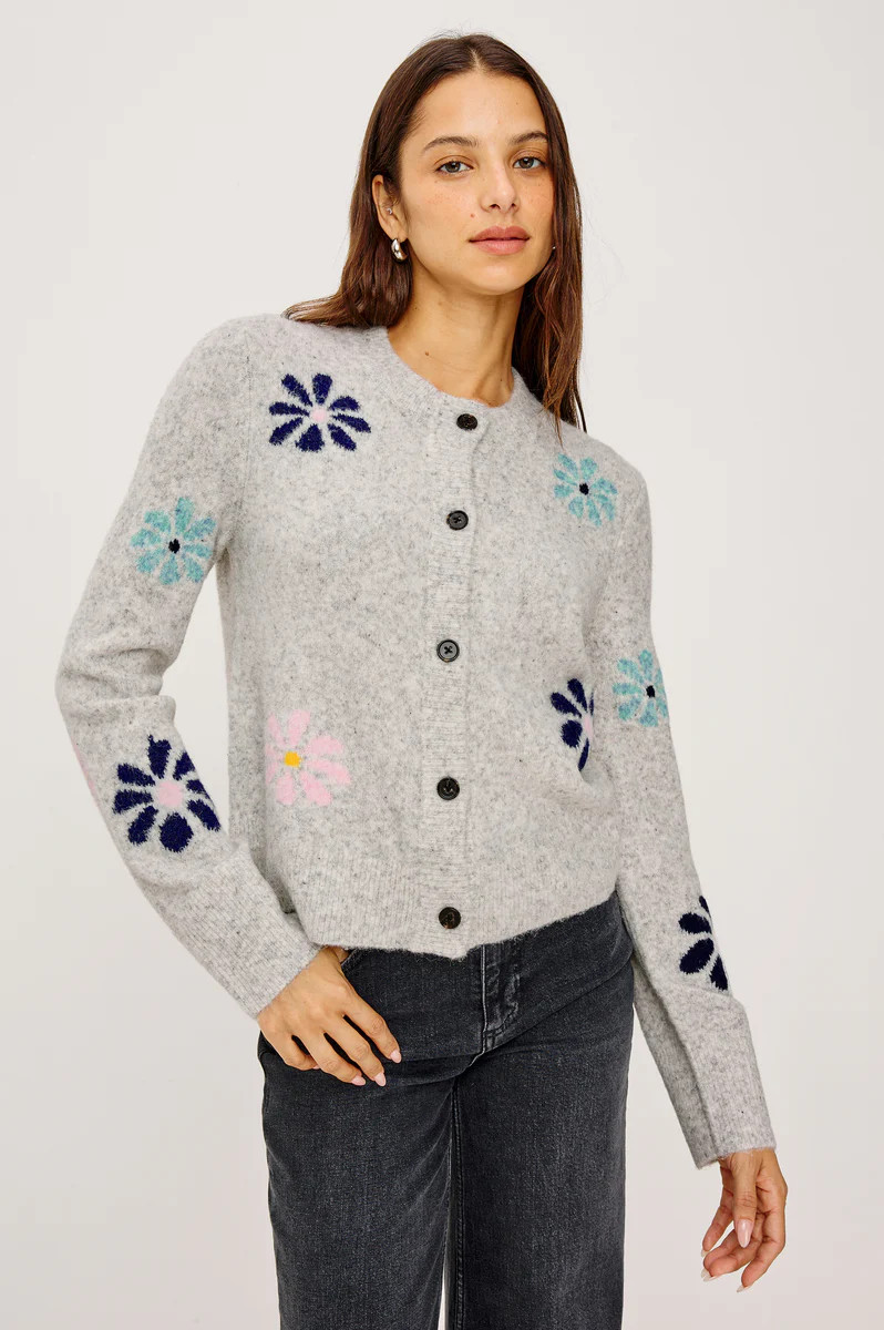 MILLIE CARDIGAN - GREY MULTI | Rails