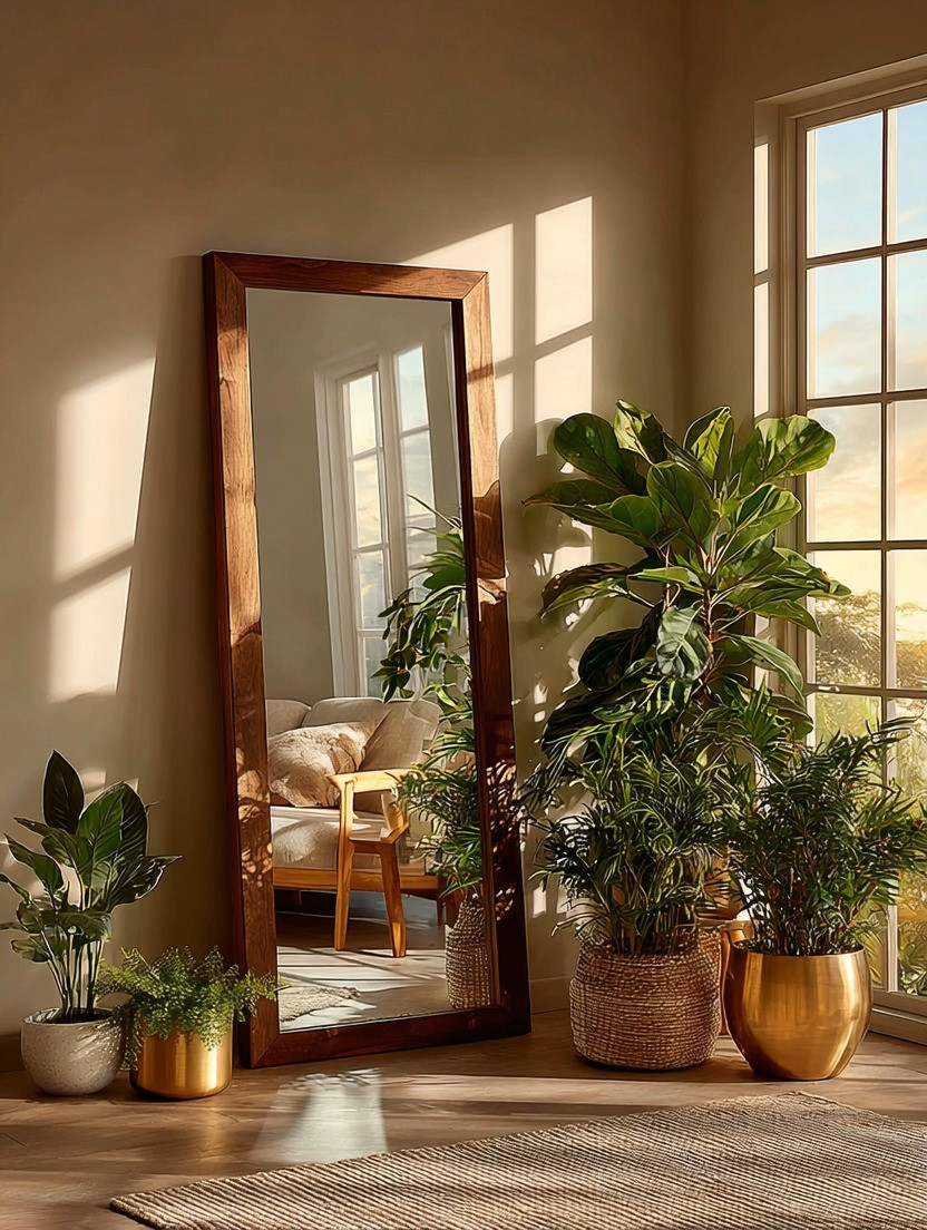 Create this simple, sunlight-soaked corner in any home. Start with an influencer-style mirror—if metal isn’t your vibe, a wooden frame is the warm, earthy upgrade that always feels right. Then surround yourself with plants. A lot of them.

Here’s the secret: when your mirror doubles the greenery, your photos look richer, the space feels alive, and—bonus—it’s actually good Feng Shui. Nature, light, reflection… the trifecta of effortless beauty at home.


#HomeStylingTips #InfluencerMirror #FengShuiDecor #NaturalLightHome #PlantLoversHome #WoodFrameMirror #CozyCornerDecor #SunlitSpaces 

 #LTKHome