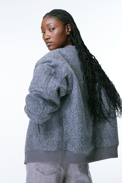 Coated bomber jacket | H&M (UK, MY, IN, SG, PH, TW, HK)
