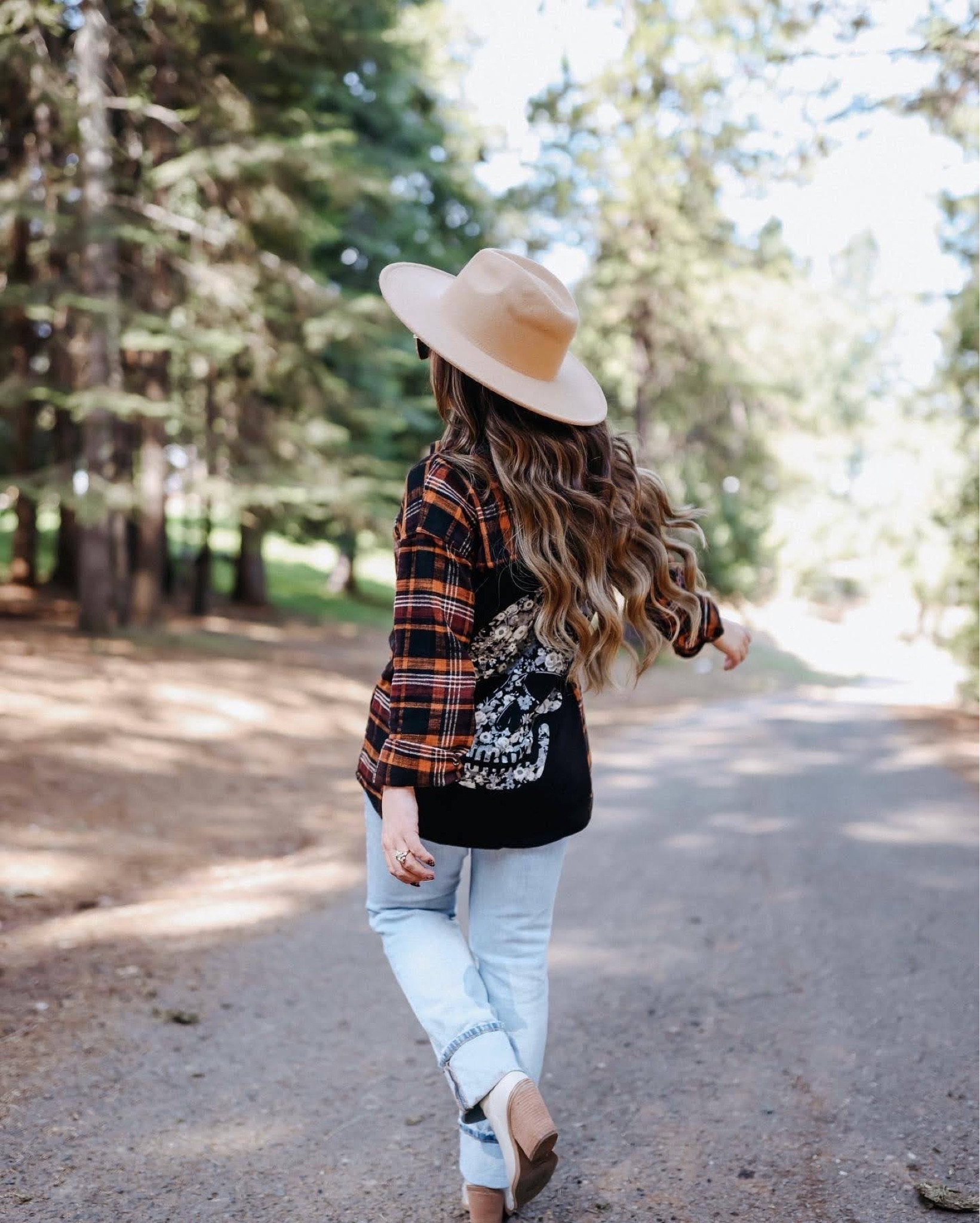 Skull plaid top for the Fall! 

#LTKstyletip #LTKHalloween #LTKfindsunder50