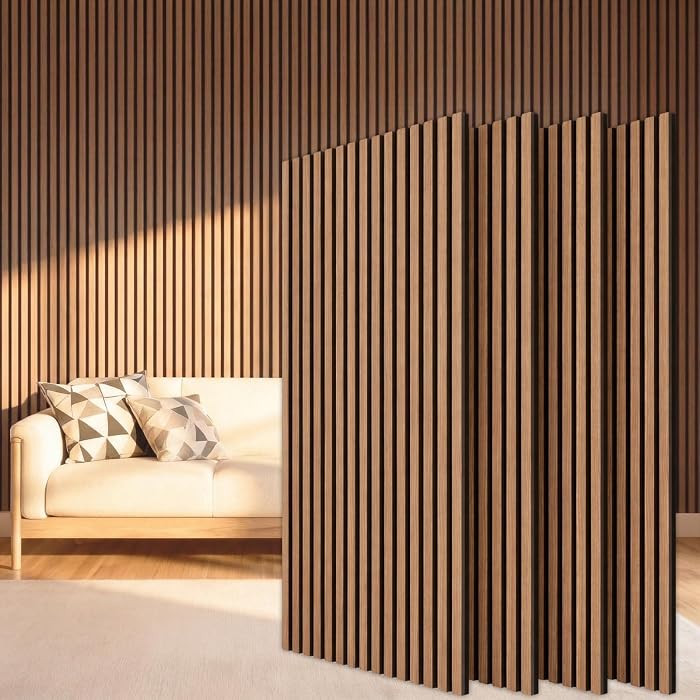 TONOR Wood Wall Panels for Wall, 4 Pack 47.2" x 23.6"(31ft²) Acoustic Wall Panels, Wood Slat Aco... | Amazon (US)