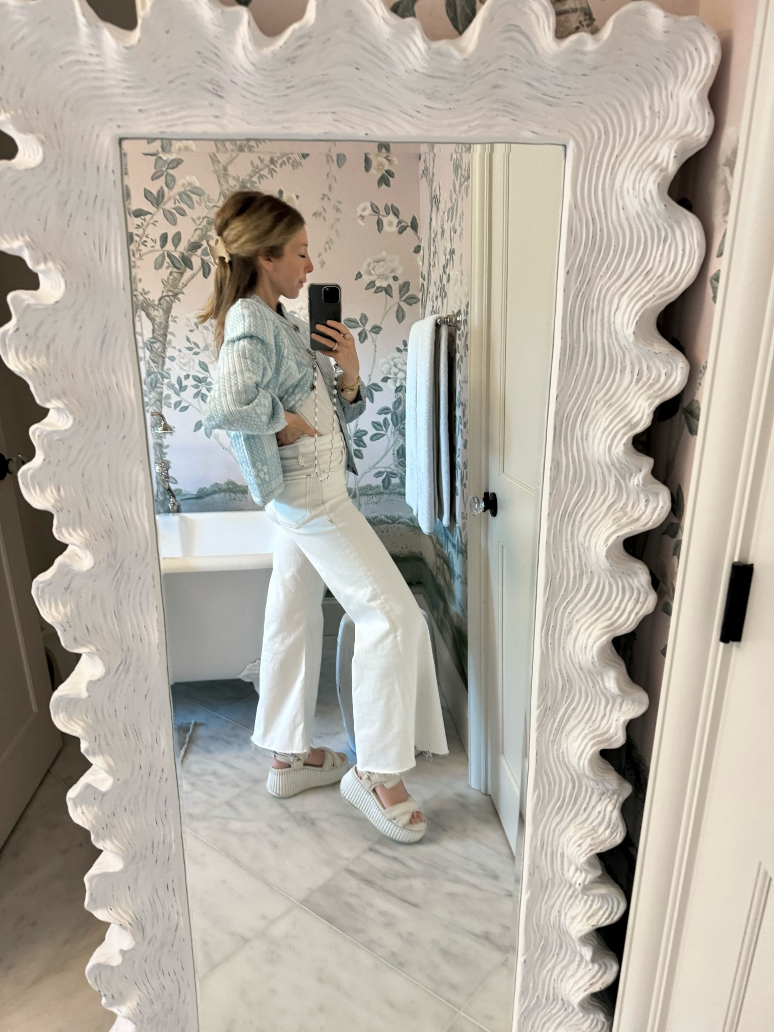 Easy spring jacket and mom look. 

#LTKstyletip #LTKworkwear #LTKshoecrush