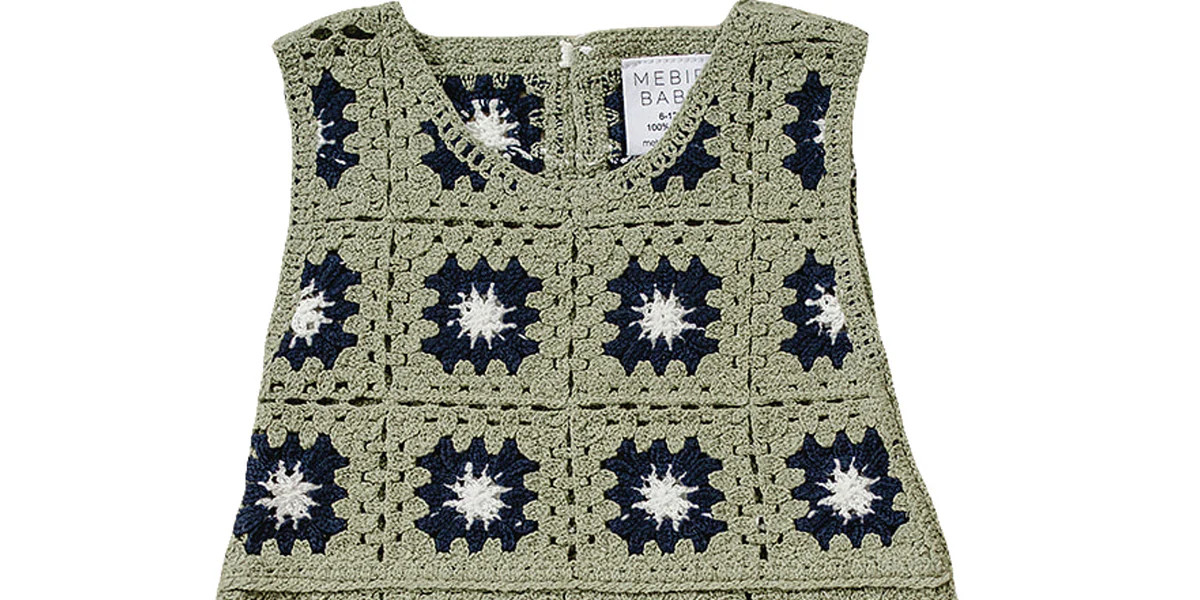Crochet Cover Up Dress | Mebie Baby