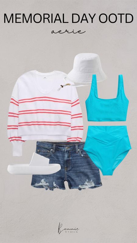 Memorial Day Weekend Outfit 🇺🇸☀️ Midsize Fashion | Size Inclusive Swimwear | Americana Outfit | Summer Outfit | Pool Outfit | Lake OOTD

#LTKSeasonal #LTKMidsize #LTKSwim