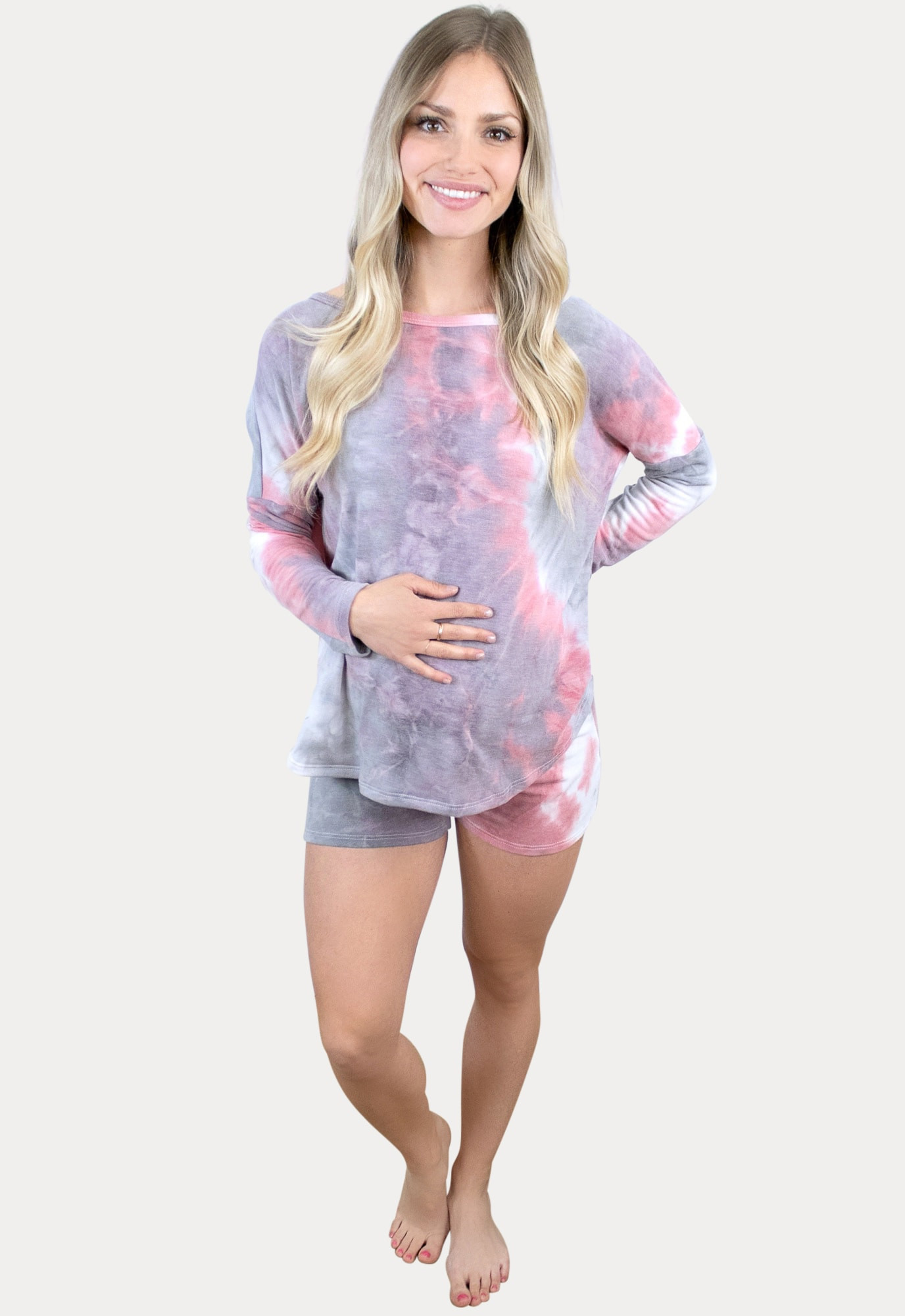 Tie Dye Maternity Lounge Set - Sexy Mama Maternity | Sexy Mama Maternity