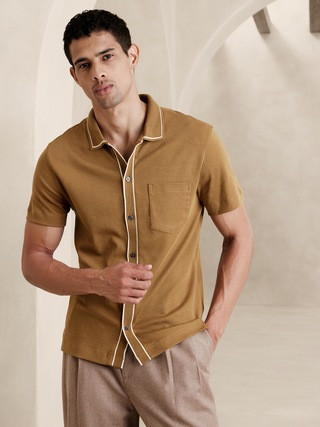 Luxury-Touch Polo | Banana Republic (US)