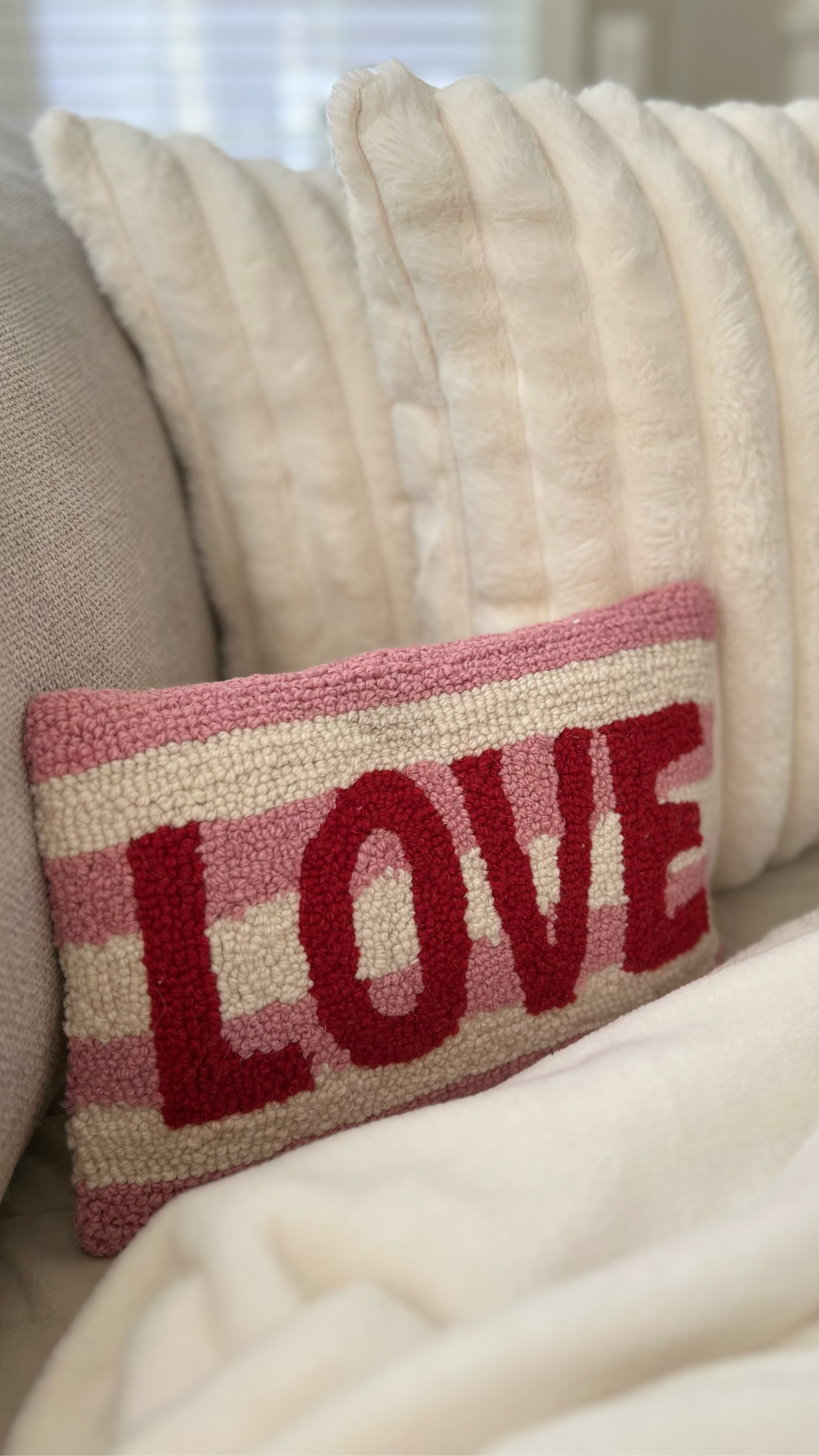 Love is in the air! 
This cute little hand hooked pillow is the sweetest way to bring Valentine’s Day to your house. 

#LTKSeasonal #LTKHome #LTKFindsUnder100