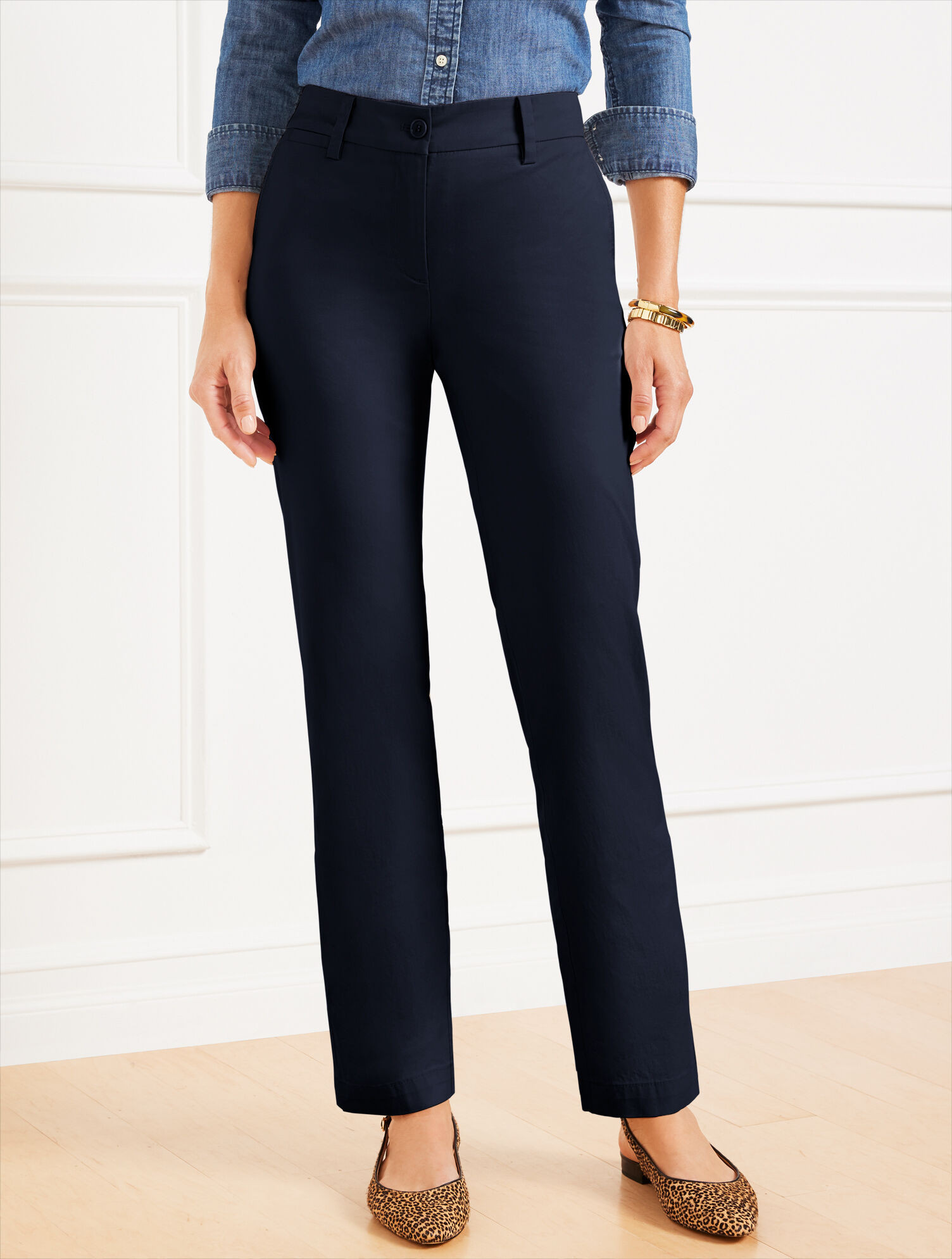 Straight Leg Perfect Chinos | Talbots