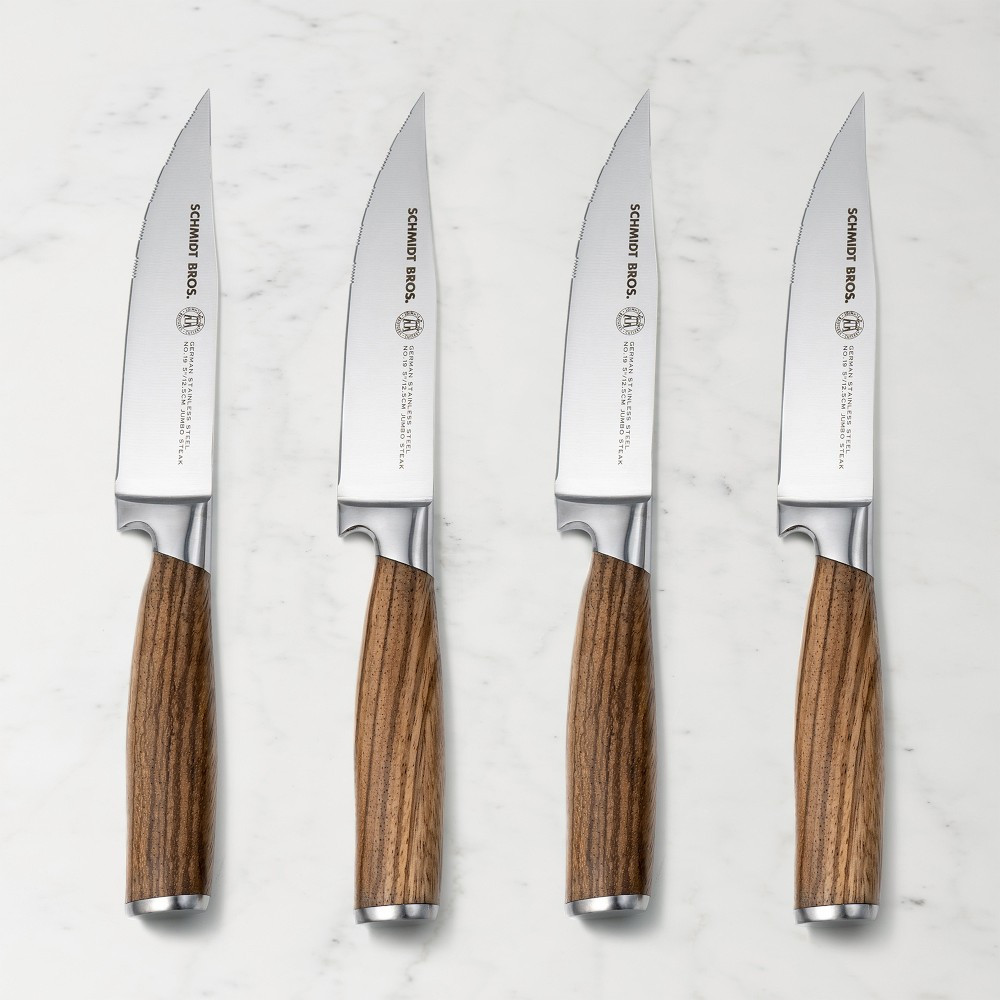 Schmidt Brothers Zebra Steak Knives, Set of 4 | Williams-Sonoma