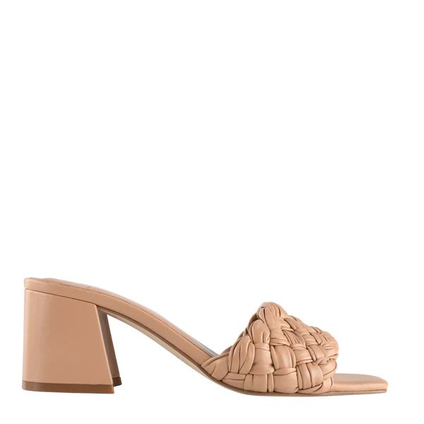 Nahea Block Heel Slip On Sandal | Marc Fisher