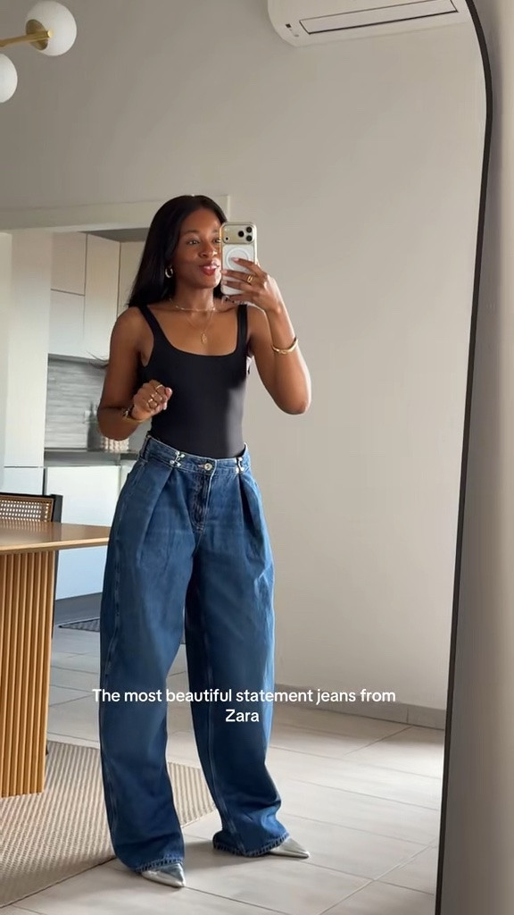The most beautiful statement jean  
#zara

#LTKjeans #LTKpetite #LTKeurope
