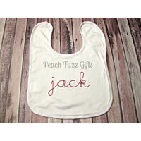 Embroidered Bibs, Personalized Bib, Baby Bibs Personalized, Handwriting Baby Name Gifts | Etsy (US)