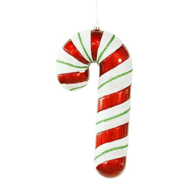 Vickerman 10" Red-White-Green Candy Cane Christmas Ornament - Walmart.com | Walmart (US)