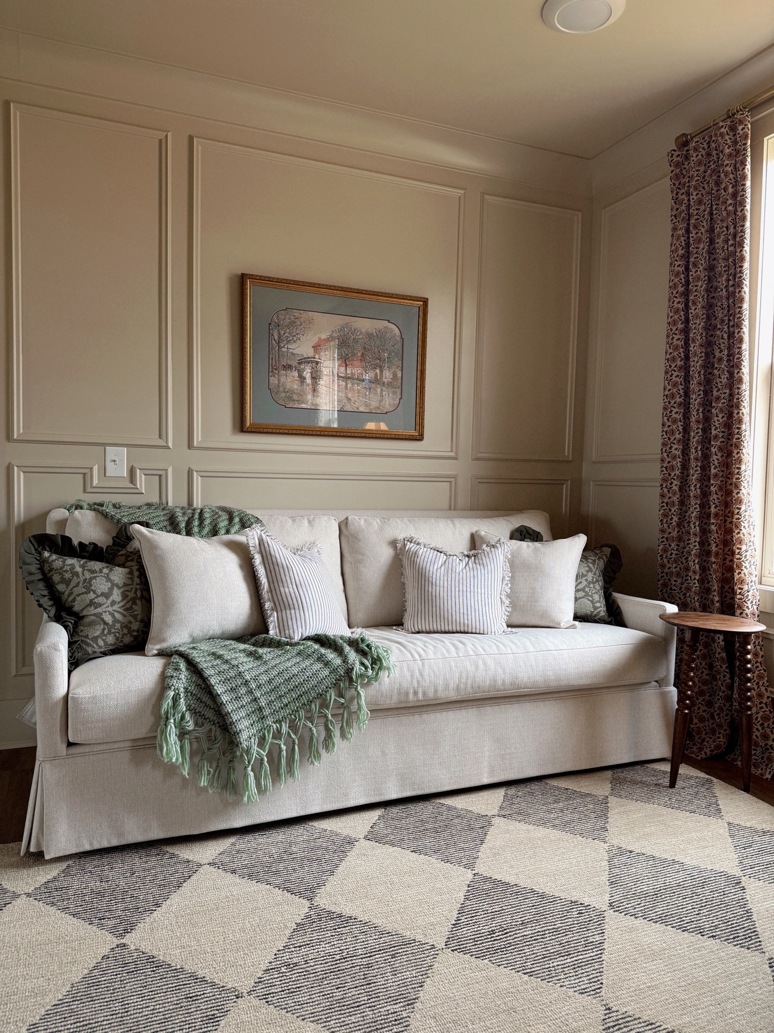 Art on wall is vintage, but everything else is linked 🤎 

#LTKHome