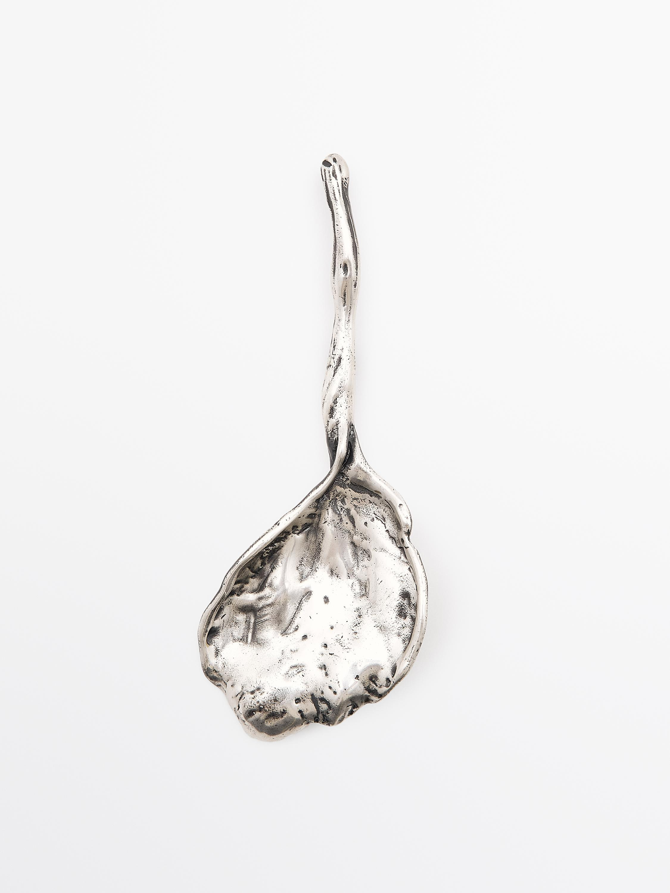 Abstrakte Metallbrosche | Massimo Dutti DE