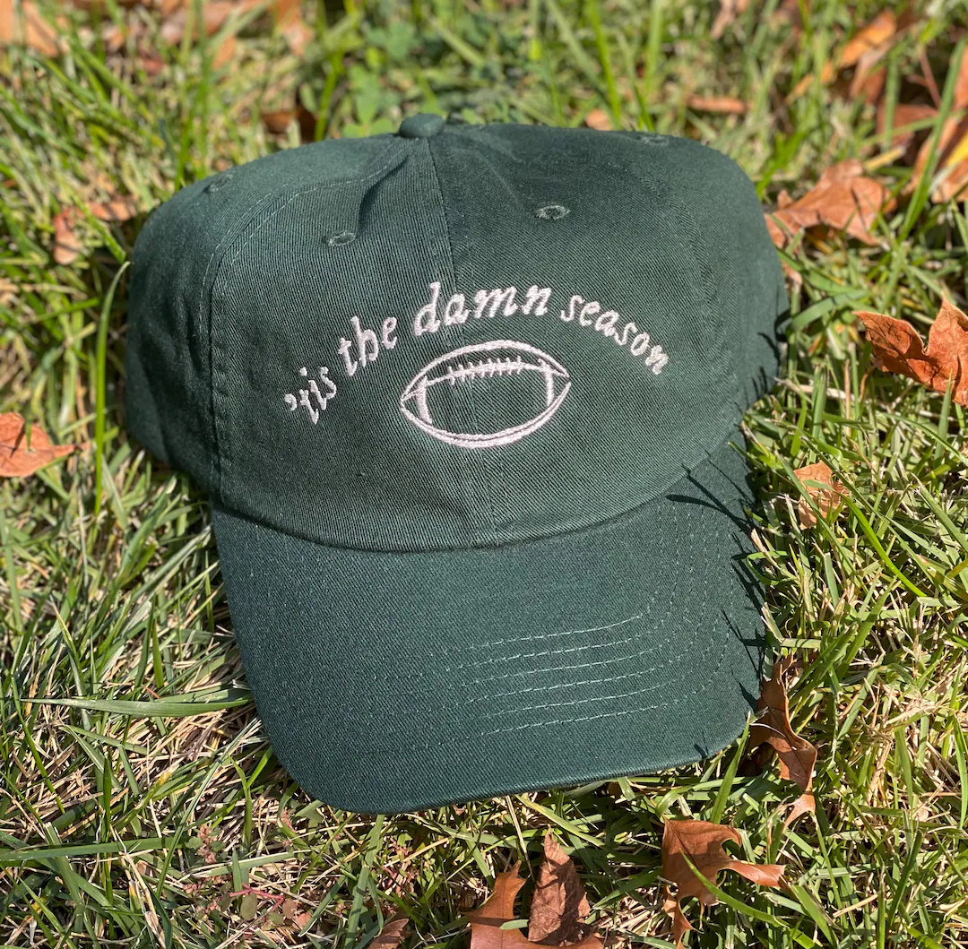 Tis the Damn Season, Football, TS Relaxed Fit Hat - Etsy | Etsy (US)