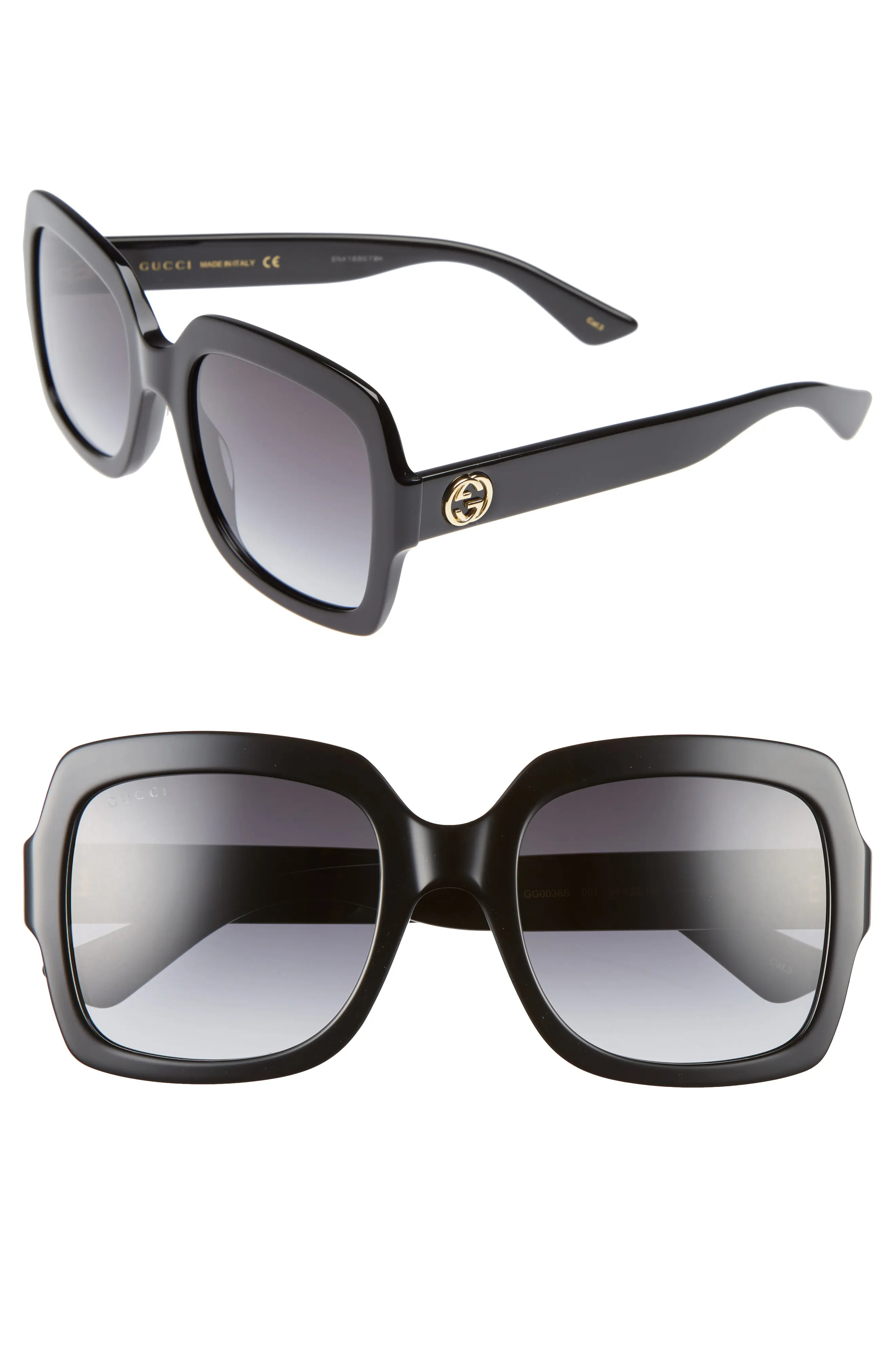 Women's Gucci 54mm Square Sunglasses - | Nordstrom