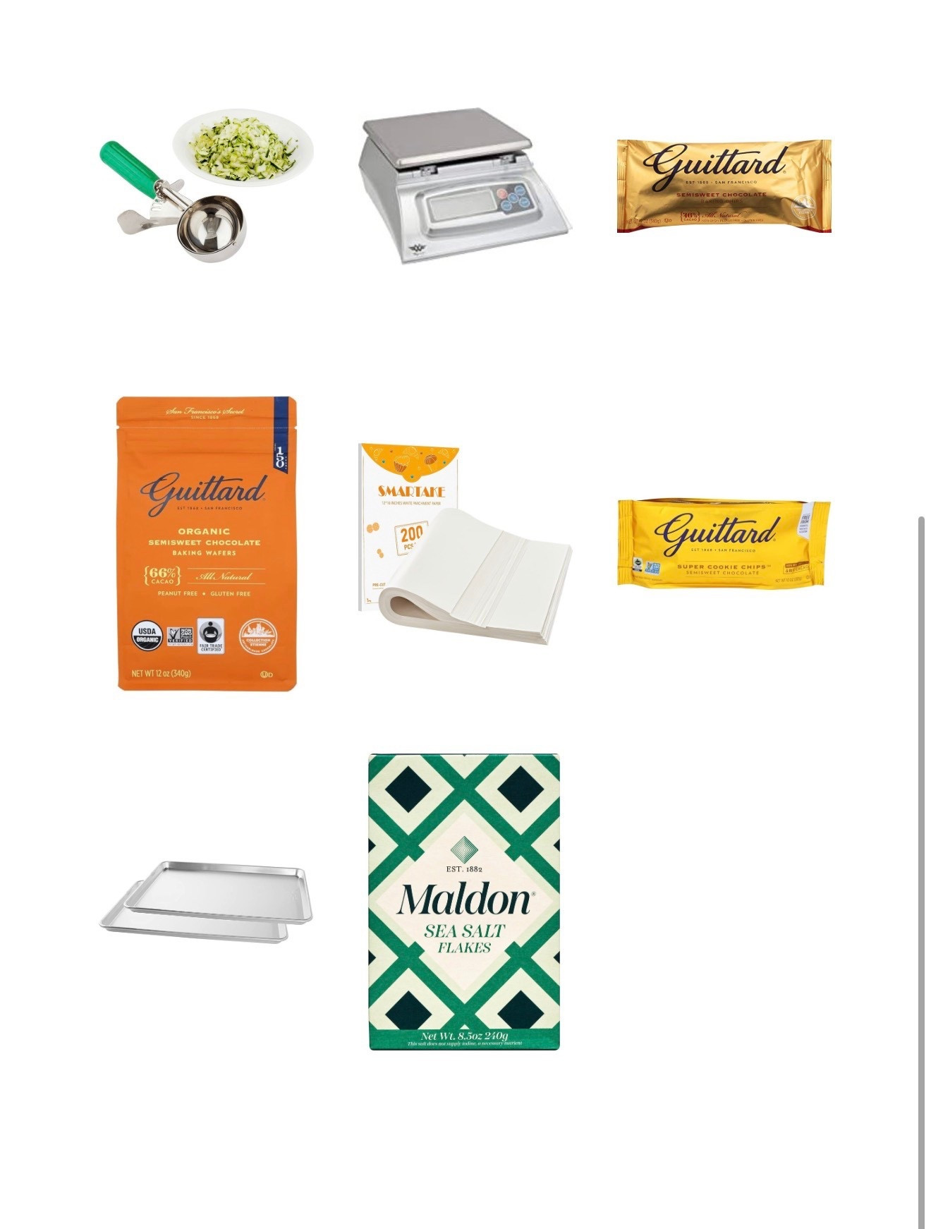 The essentials you need to make my favorite cookies, plus my pazookie cups! 