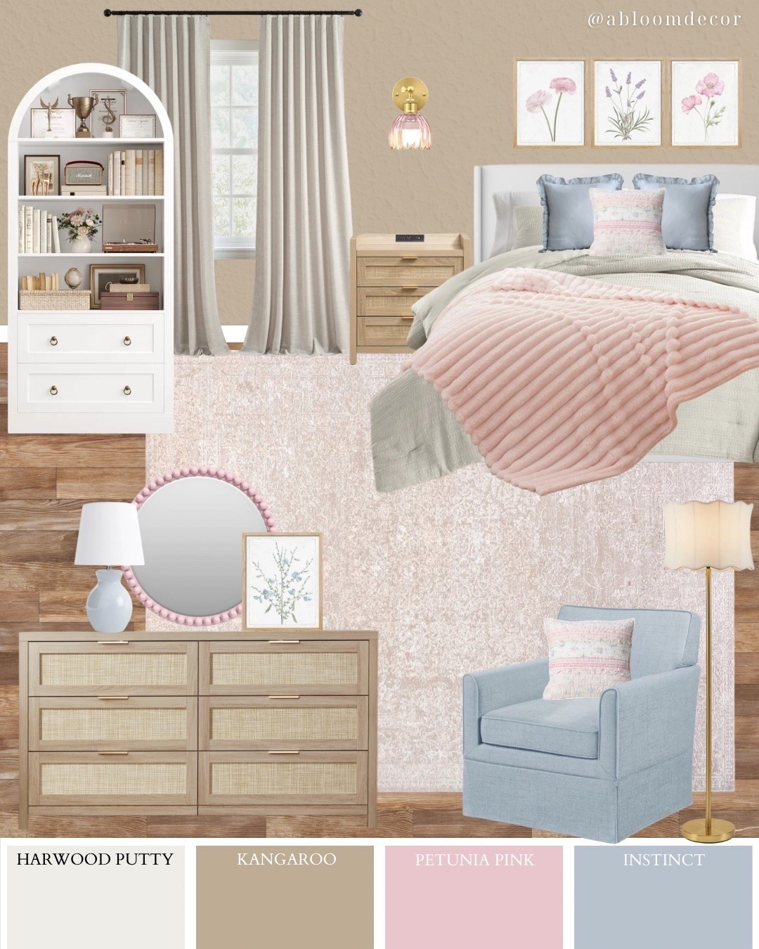 Soft and Cozy Teen Girl Bedroom Makeover

#LTKHome