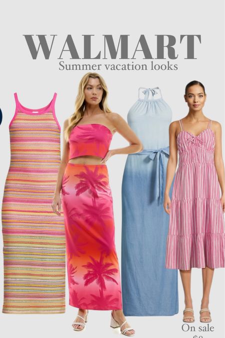 Walmart, summer vacation looks the pink and white striped dresses on sale for $8

#LTKStyleTip #LTKFindsUnder50 #LTKSaleAlert