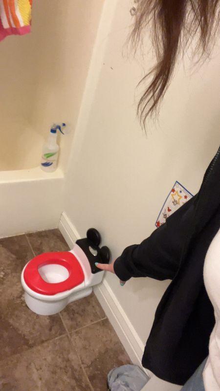 Potty training a boy is a whole new ball game, but he’s obsessed with this Mickey Mouse potty with the sticker chart 

#LTKKids #LTKFamily #LTKVideo