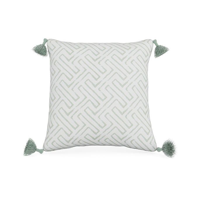 Maisie Tasseled Indoor/Outdoor Pillow | Frontgate | Frontgate