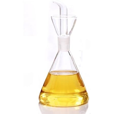 Affogato Glass Oil Bottle with Spout, Olive Oil Dispenser Vinegar Drizzler Pourer Stopper Pot, Soy S | Amazon (US)