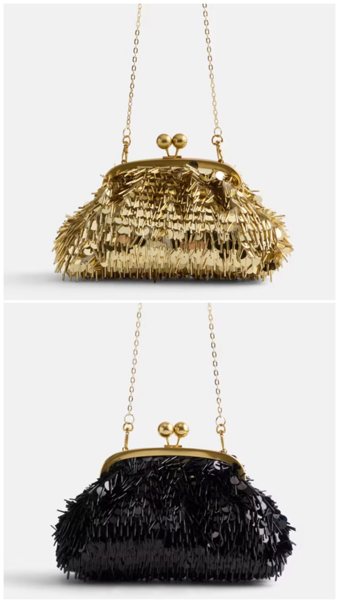 This stunning bag now comes in gold!!!