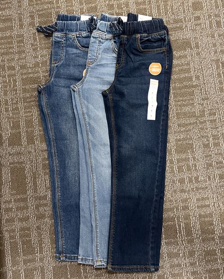 Snagged two pairs of these boys pull on jeans on sale at Kohls. My son doesn’t go for a zipper and button situation and these are perfect! Just a little stretch and tts. 

#LTKfamily #LTKkids