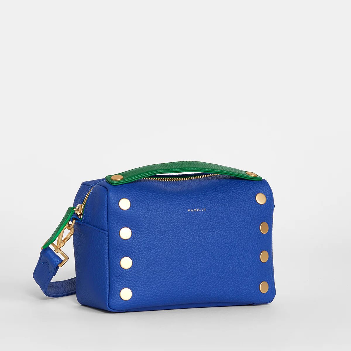 Evan Crossbody | Avenue Blue/Brushed Gold 840220512477 | Hammitt (US)