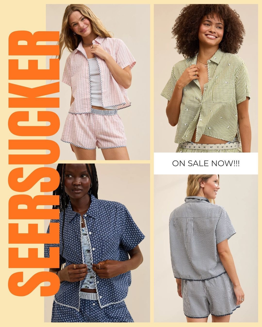 Seersucker szn 💙☀️ imagine waking up at the beach in this set 🫶 SO cute and on sale!!! 🌊✨
#AERIE #PJSETtrends

#LTKspring #LTKSaleAlert #LTKspringtrends