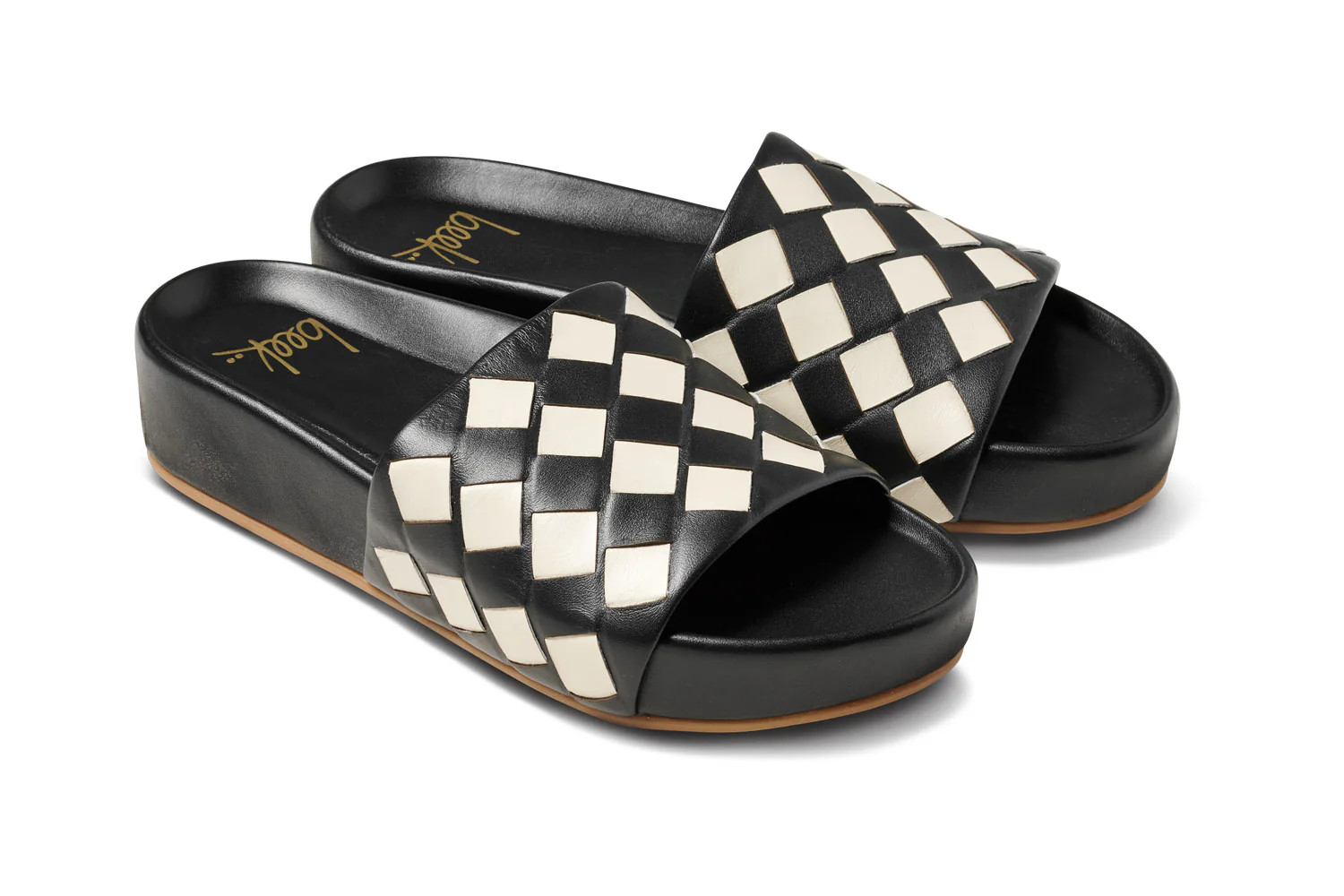 PELICAN WOVEN - Eggshell/Black | beek