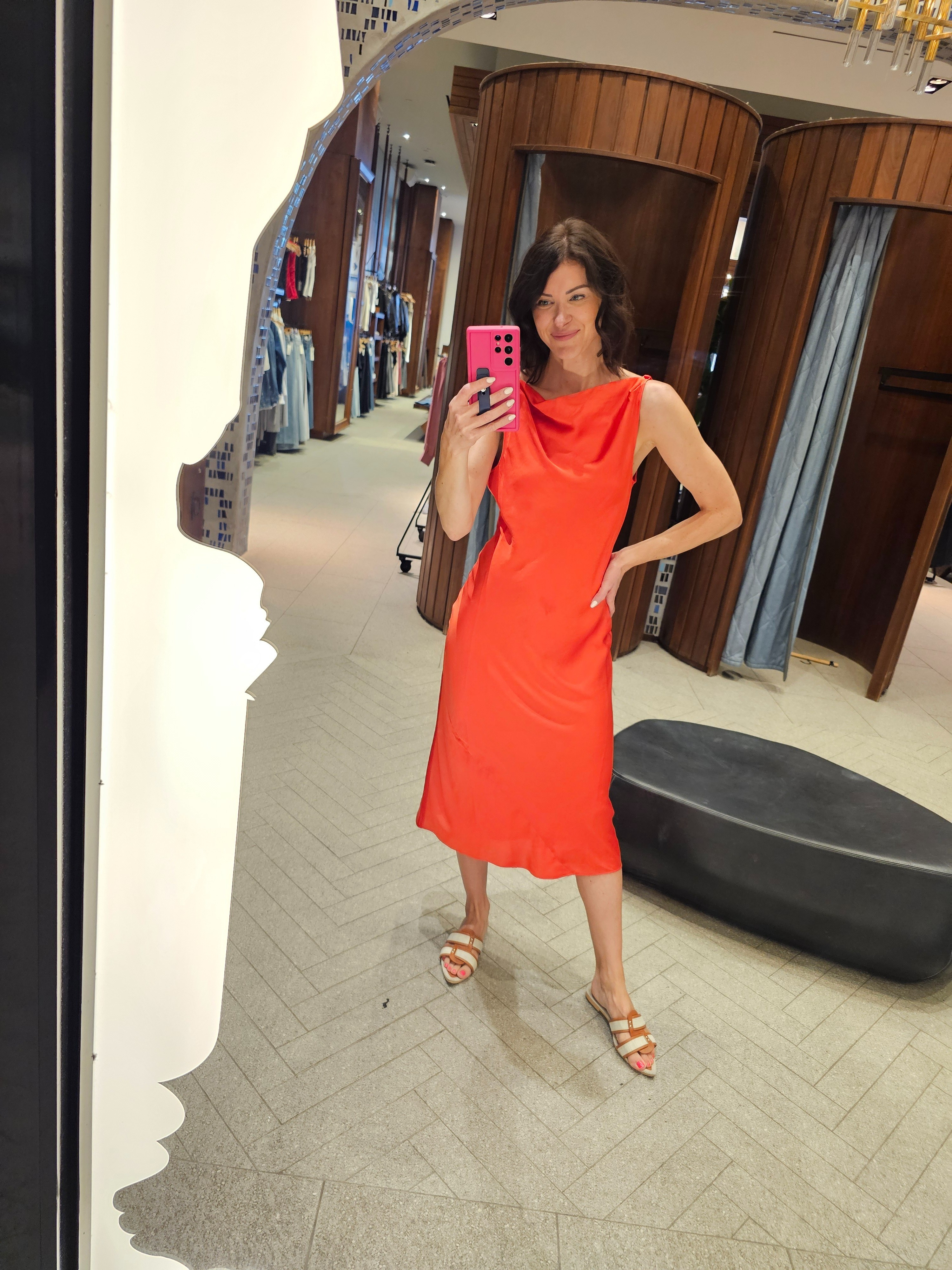 A gorgeous satin dress that can be easily taken from office to happy hour 😊 

#LTKcanada #LTKworkwear #LTKsale