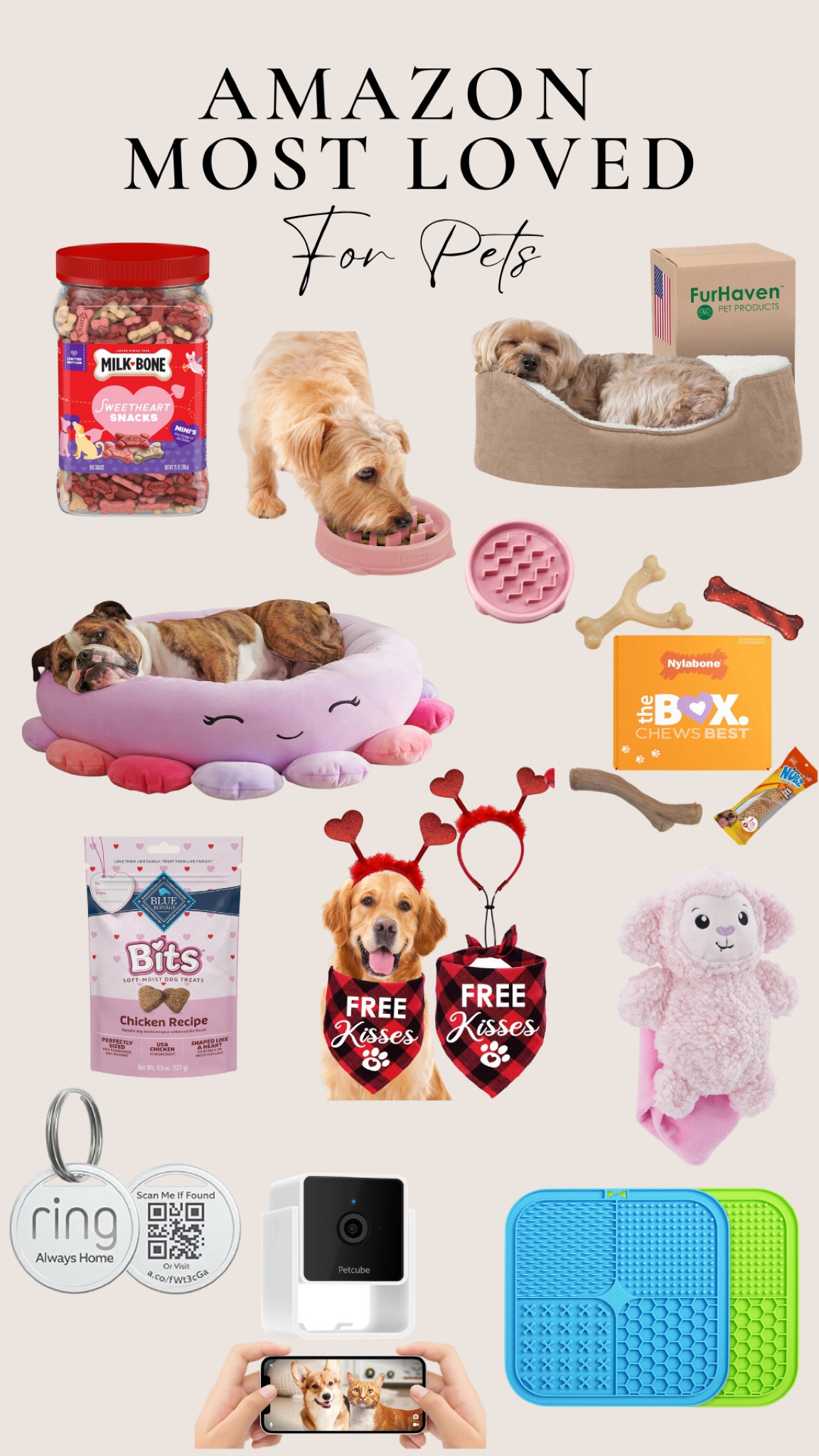 Celebrate love with Valentine's Day gifts for your pets from the LTK shop. Elevate their joy with carefully curated treats, toys, and accessories that speak to their hearts. Explore our collection for delightful surprises that ensure your furry friends feel the love during this season of affection. #PetLove #ValentinesDayGifts #LTKshop

#LTKMostLoved #LTKsalealert #LTKSeasonal