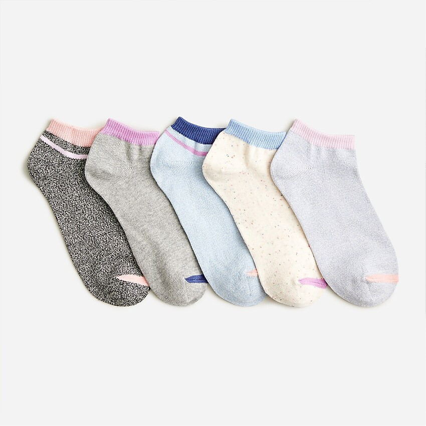 Girls' ankle socks five-pack | J. Crew US