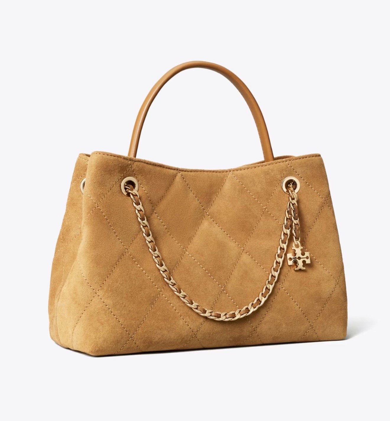SMALL FLEMING SUEDE CARRYALL
Tory Burch

The Small Carryall is crafted in soft leather with a magnetic snap closure. Designed with two interior pockets for organization and room for a tablet. Carry it by the top handle or wear over the shoulder with the chain strap,

#LTKootd #LTKTravel #LTKWorkwear