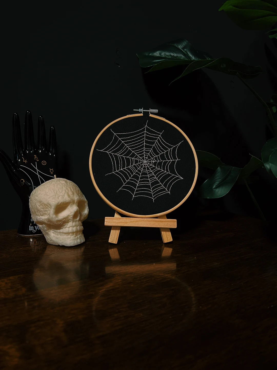Blaire's Web - Spider Web Embroidery , Spiderweb, Spooky , Gallery Wall , Gothic , Dark , Horror ... | Etsy (US)