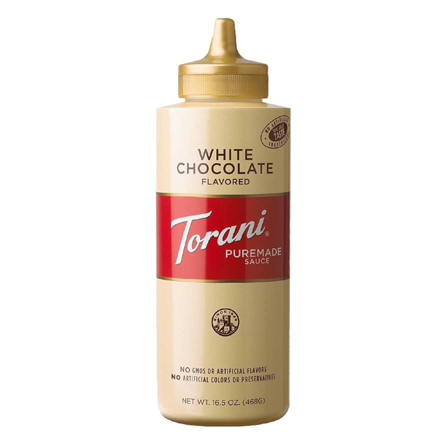 Torani White Chocolate Sauce 16.5 OZ (Pack of 4) | Amazon (US)