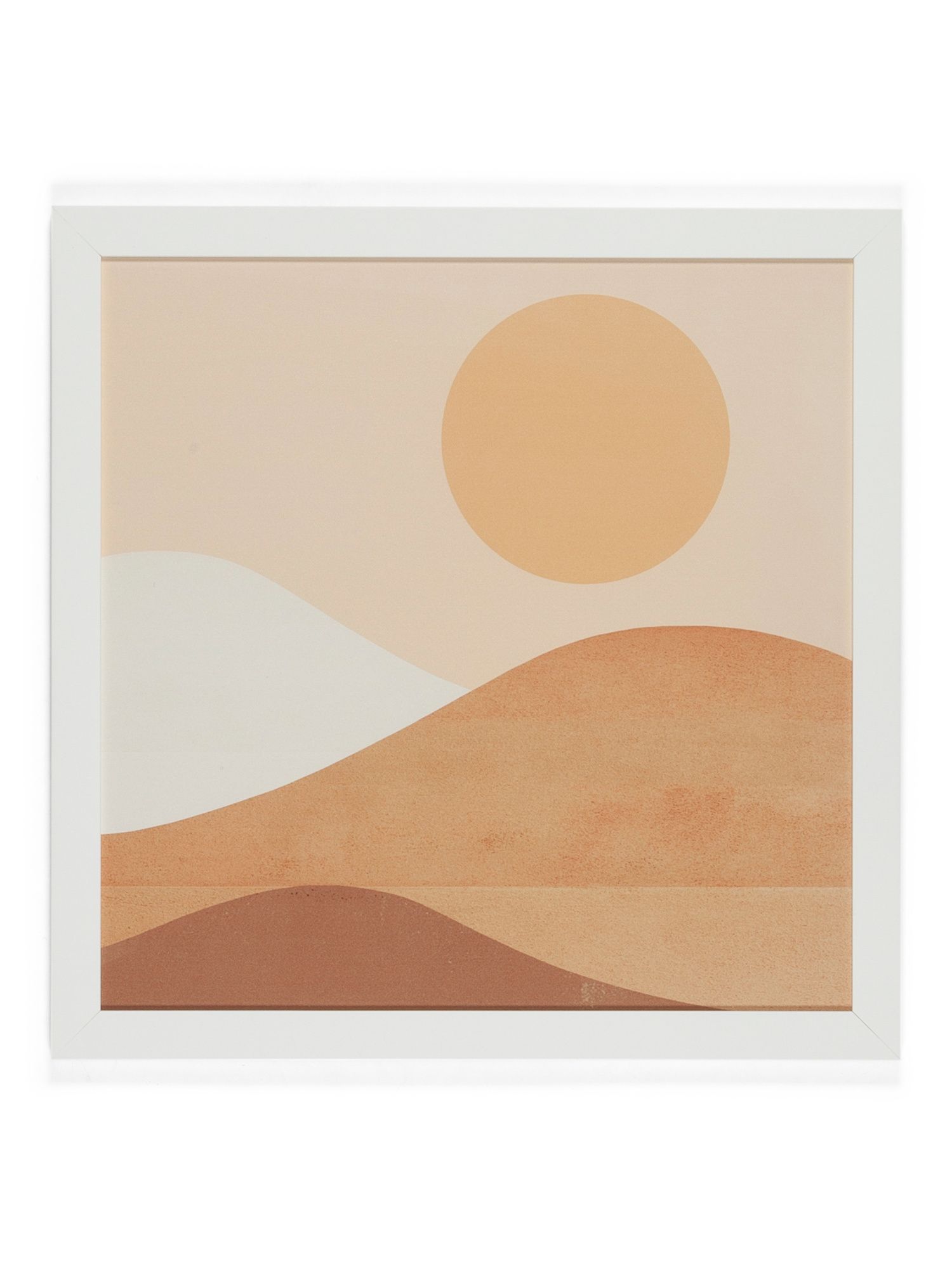 20x20 Forget Me Abstraction Sun And Mountains Wall Art | TJ Maxx