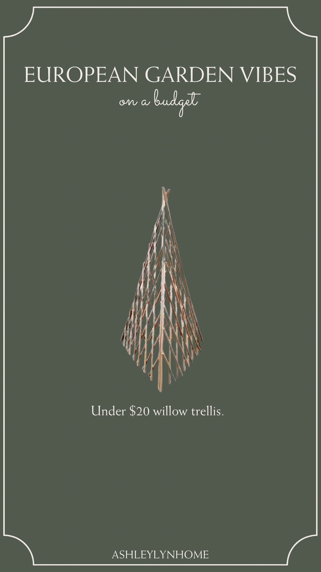 European garden vibes without the luxury price tag. These willow trellis’ instantly make your garden feel more charming + collected — and they’re under $20!

#LTKSaleAlert #LTKHome #LTKSeasonal