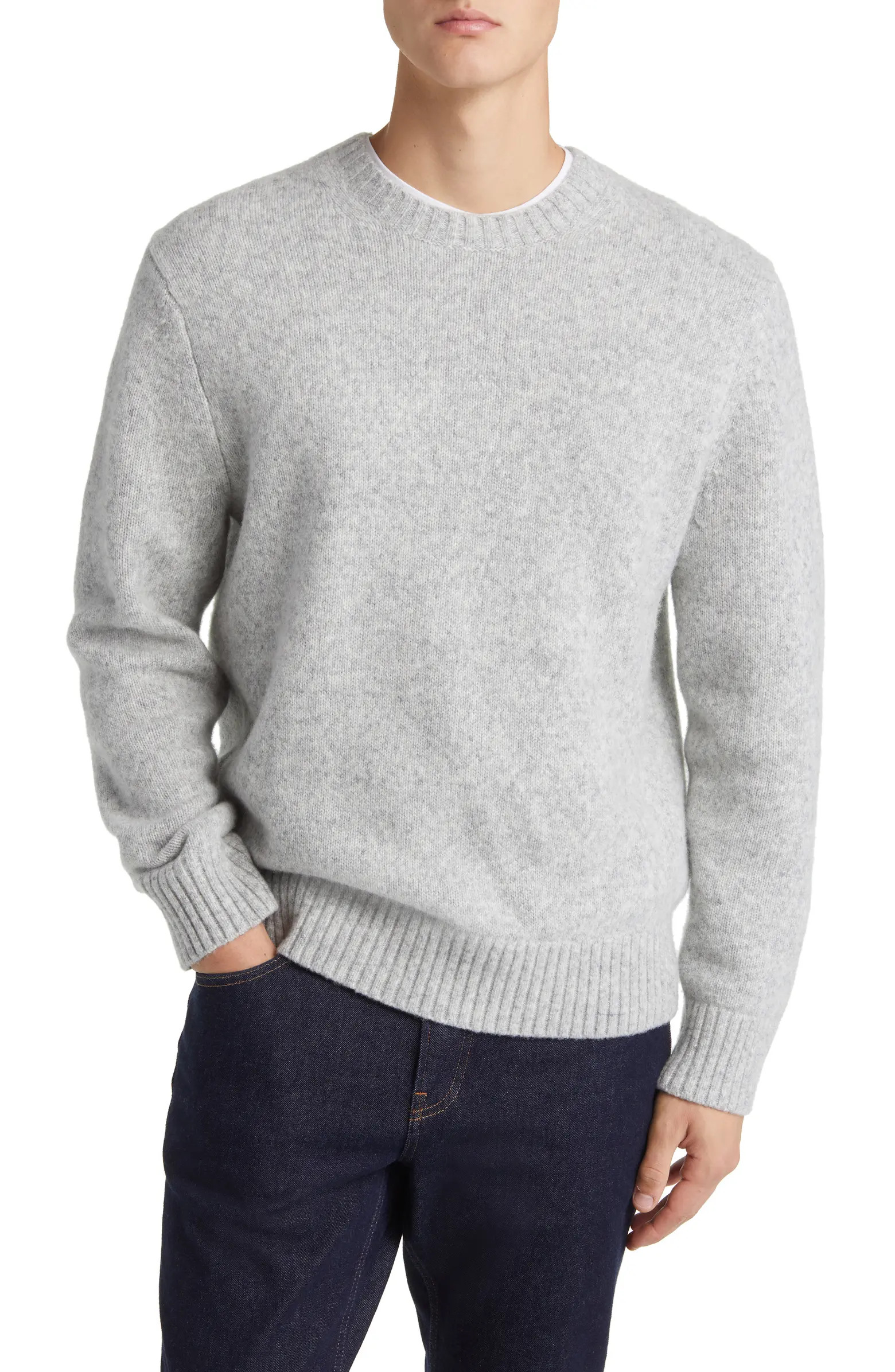 Vince Mélange Wool Blend Crewneck Sweater | Nordstrom | Nordstrom