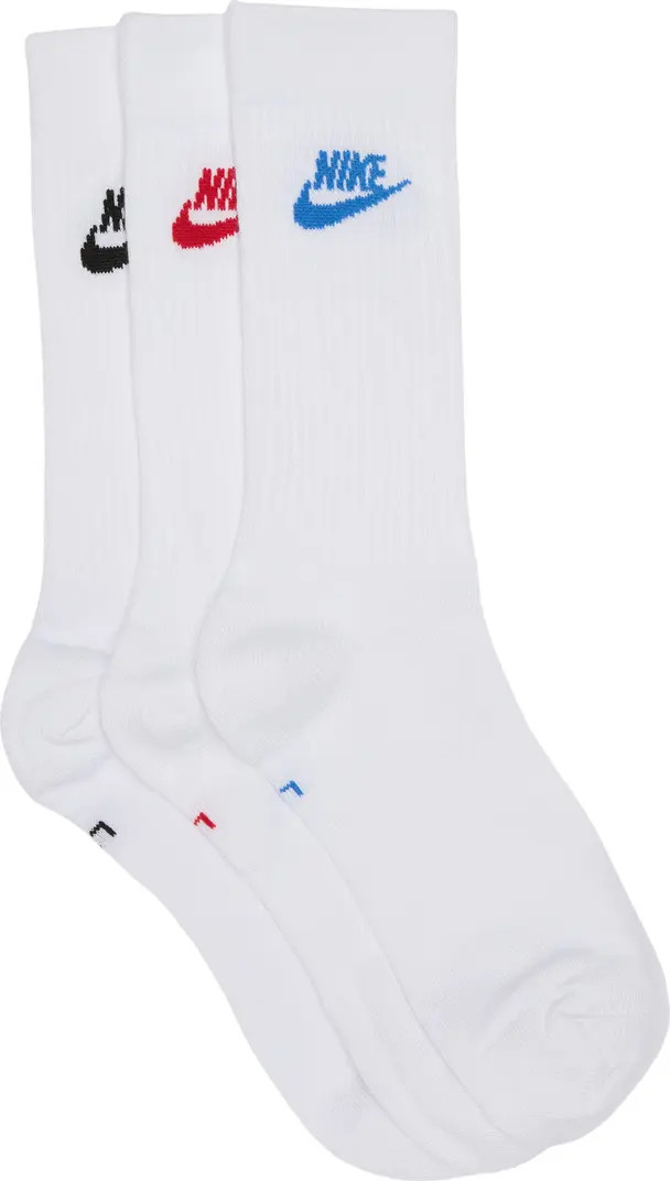 Sportswear Everyday Essential Assorted 3-Pack Crew Socks | Nordstrom Rack